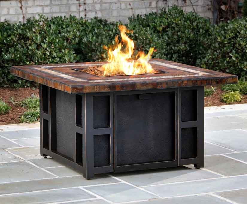 Springfield Gas Fire Table with Slate